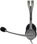 Logitech H110 Stereo Headset Gris/Gris Oscuro con Micrófono Giratorio